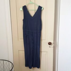 Chambray Denim Romper